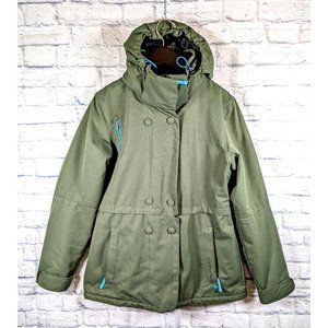 Women's Size 10 Obermeyer "Brigitte" Ski Jacket Softshell Winter Hooded Coat